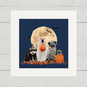 Halloween Pups Happy Square