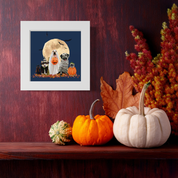 Halloween Pups Happy Square