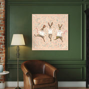 Holiday - Joyful Buns Canvas Wrap
