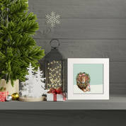 Holiday Lion Happy Square