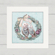 Holiday Sugar Plum Owls Happy Square