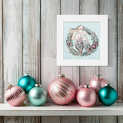 Holiday Sugar Plum Owls Happy Square