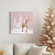 Holiday Deer Canvas Wrap