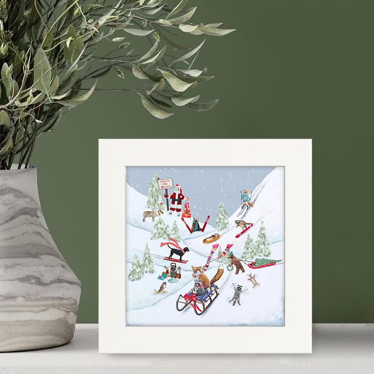 Holiday - Winter Fun For Everyone Happy Square™