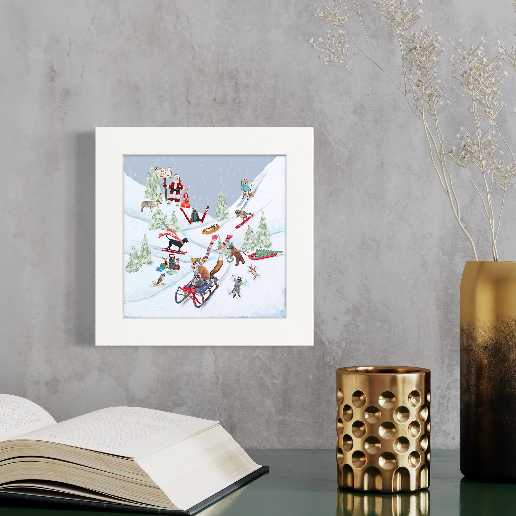 Holiday - Winter Fun For Everyone Happy Square™