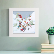 Holiday - Winter Fun For Everyone Happy Square™