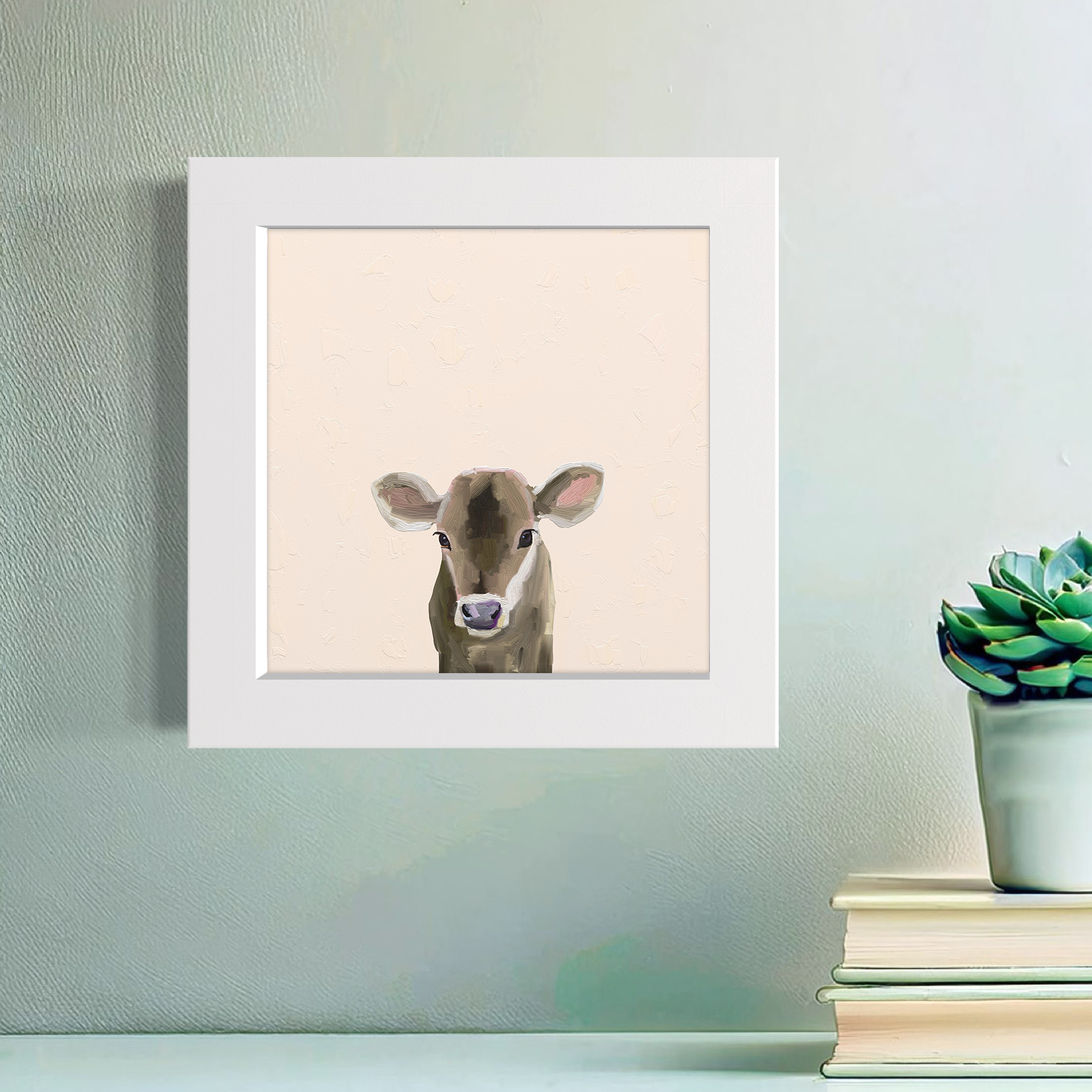 How Now Brown Cow Happy Square