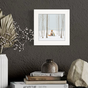 Hygge Forest Scene Happy Square