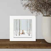 Hygge Forest Scene Happy Square
