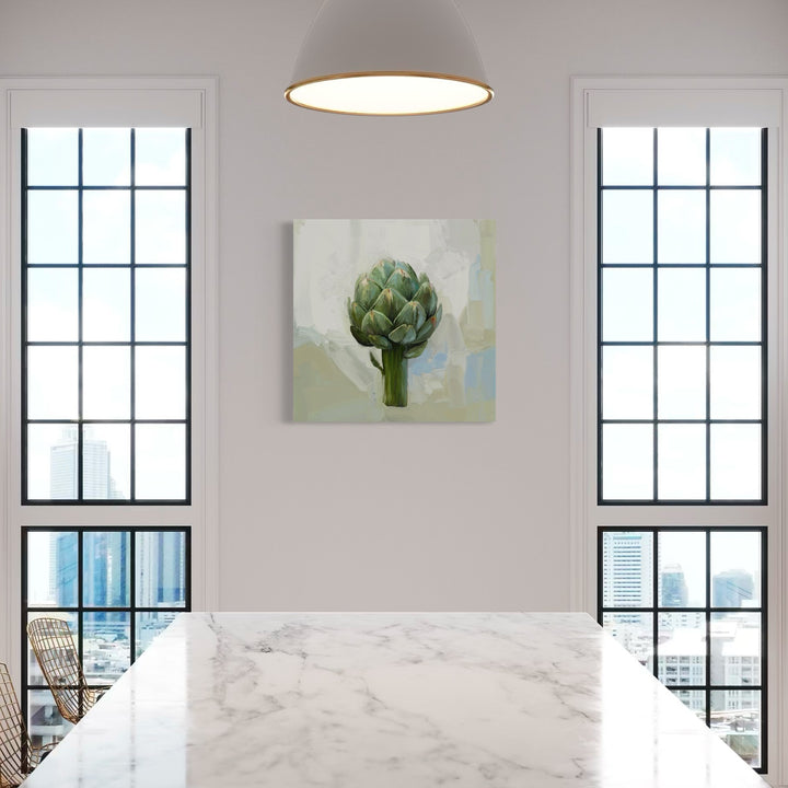 Kitchen Artichoke Canvas Wrap