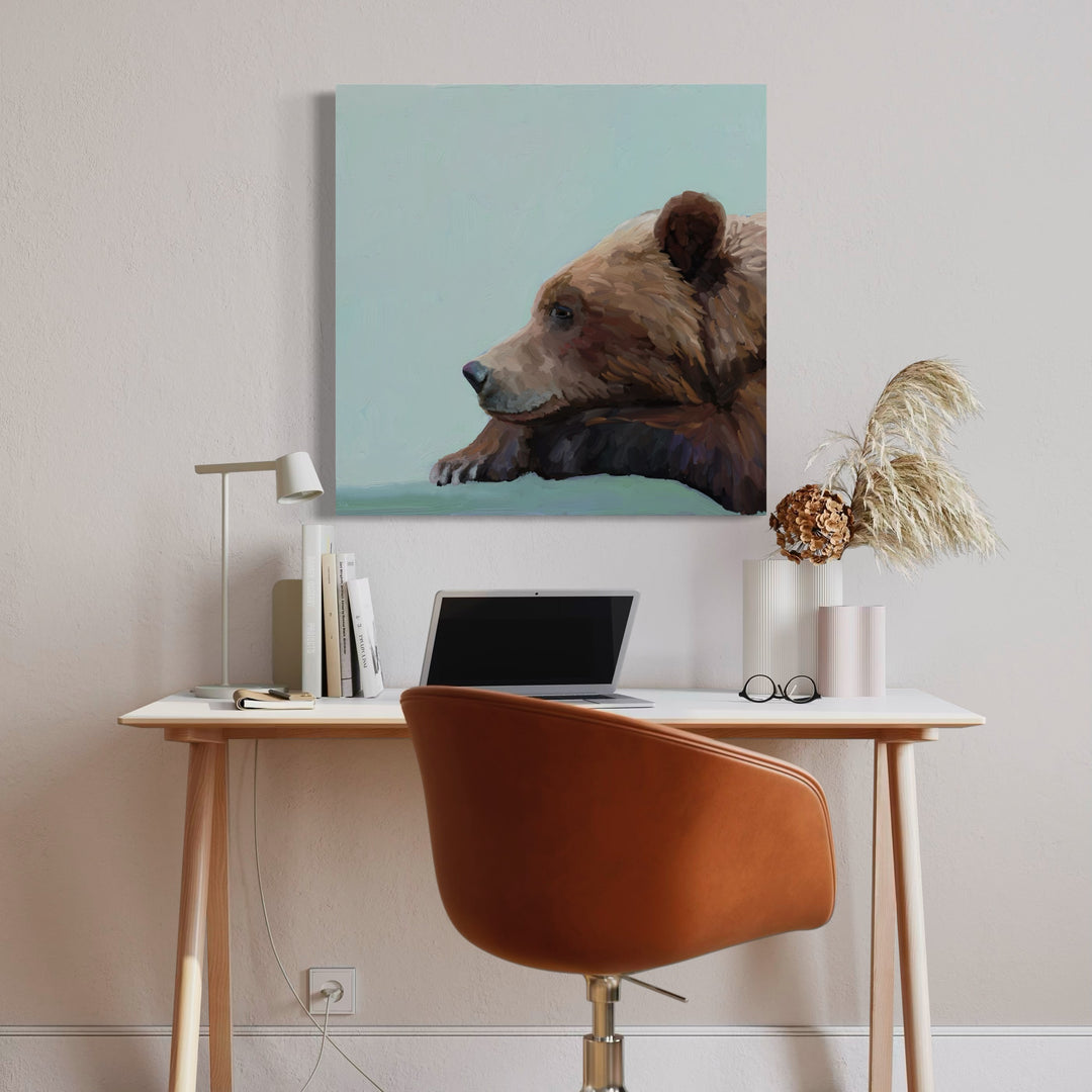 Bear Moment Canvas Wrap