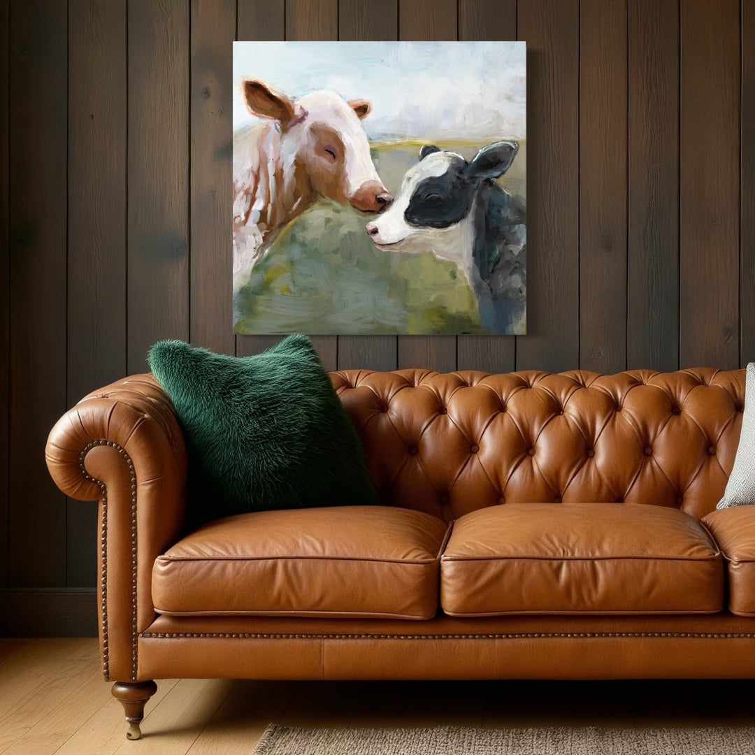 Cow Besties Canvas Wrap