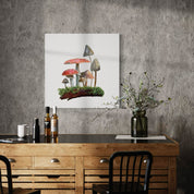 Forest Magic - Mushroom Garden 1 Canvas Wrap