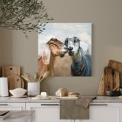 Goat Besties Canvas Wrap