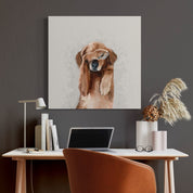 Long Day Retriever Canvas Wrap