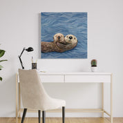 Otter Play 5 Canvas Wrap