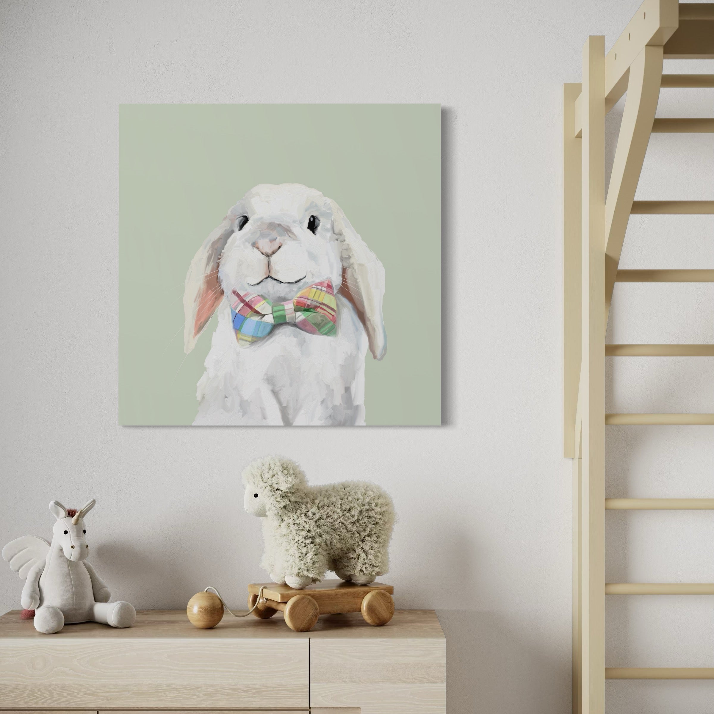 Fancy Bunny 1 Canvas Wrap