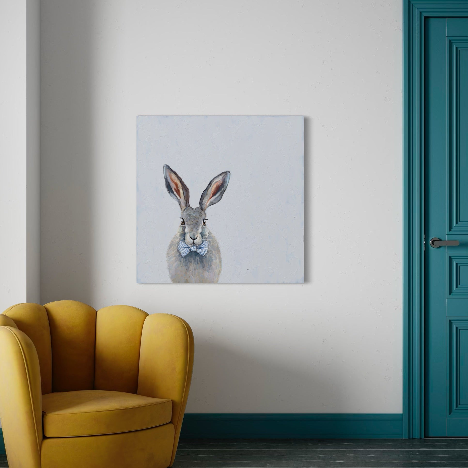 Fancy Bunny 2 Canvas Wrap