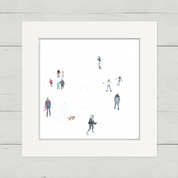 Ice Skaters 1 Happy Square