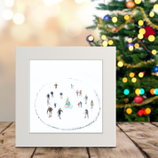 Ice Skaters 2 Happy Square