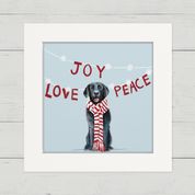 Joy Love Peace Happy Square