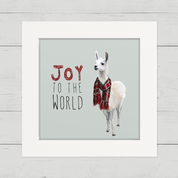 Joy to the Llama Happy Square
