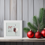 Joy to the Llama Happy Square