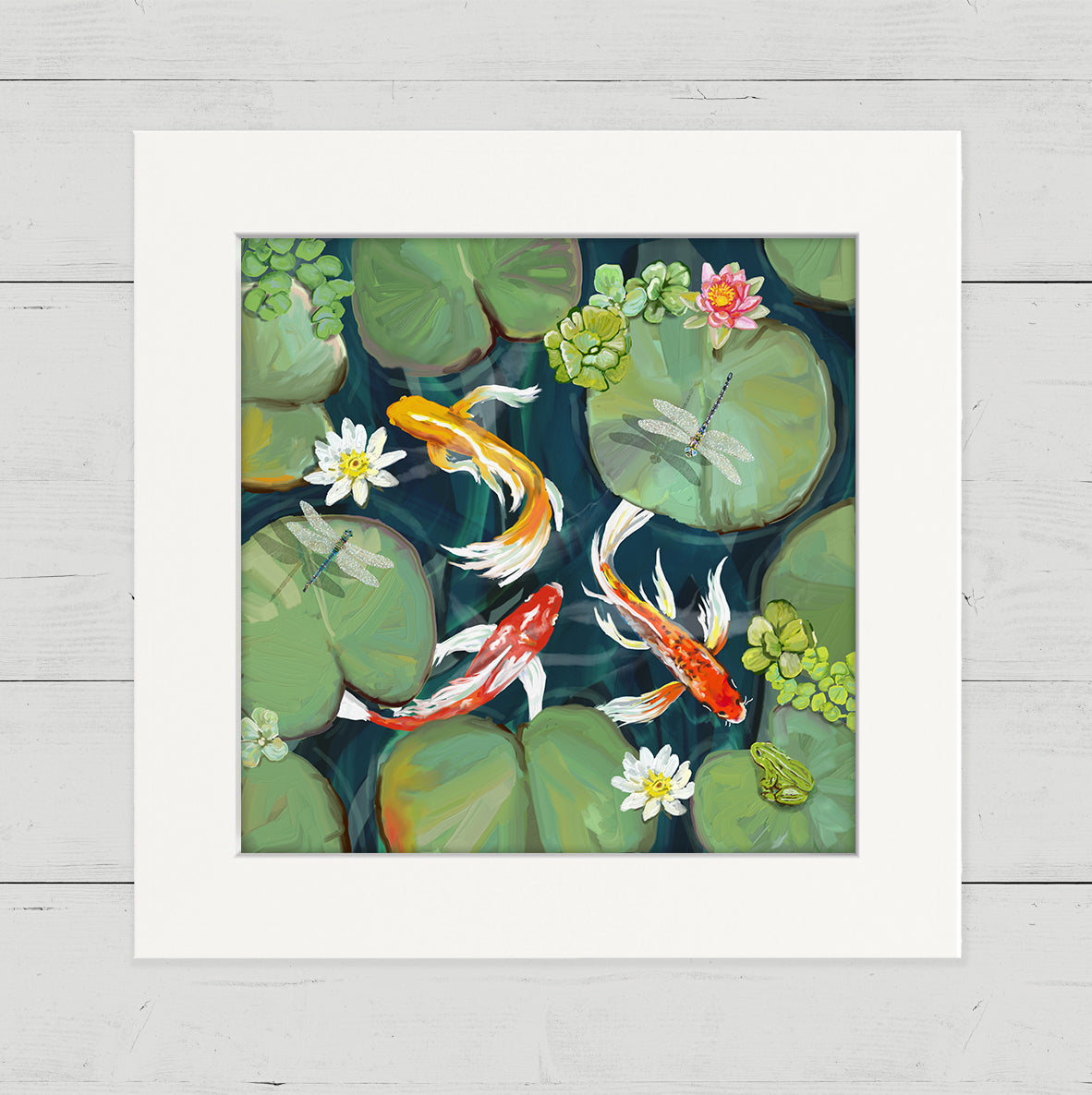 Koi Pond Happy Square