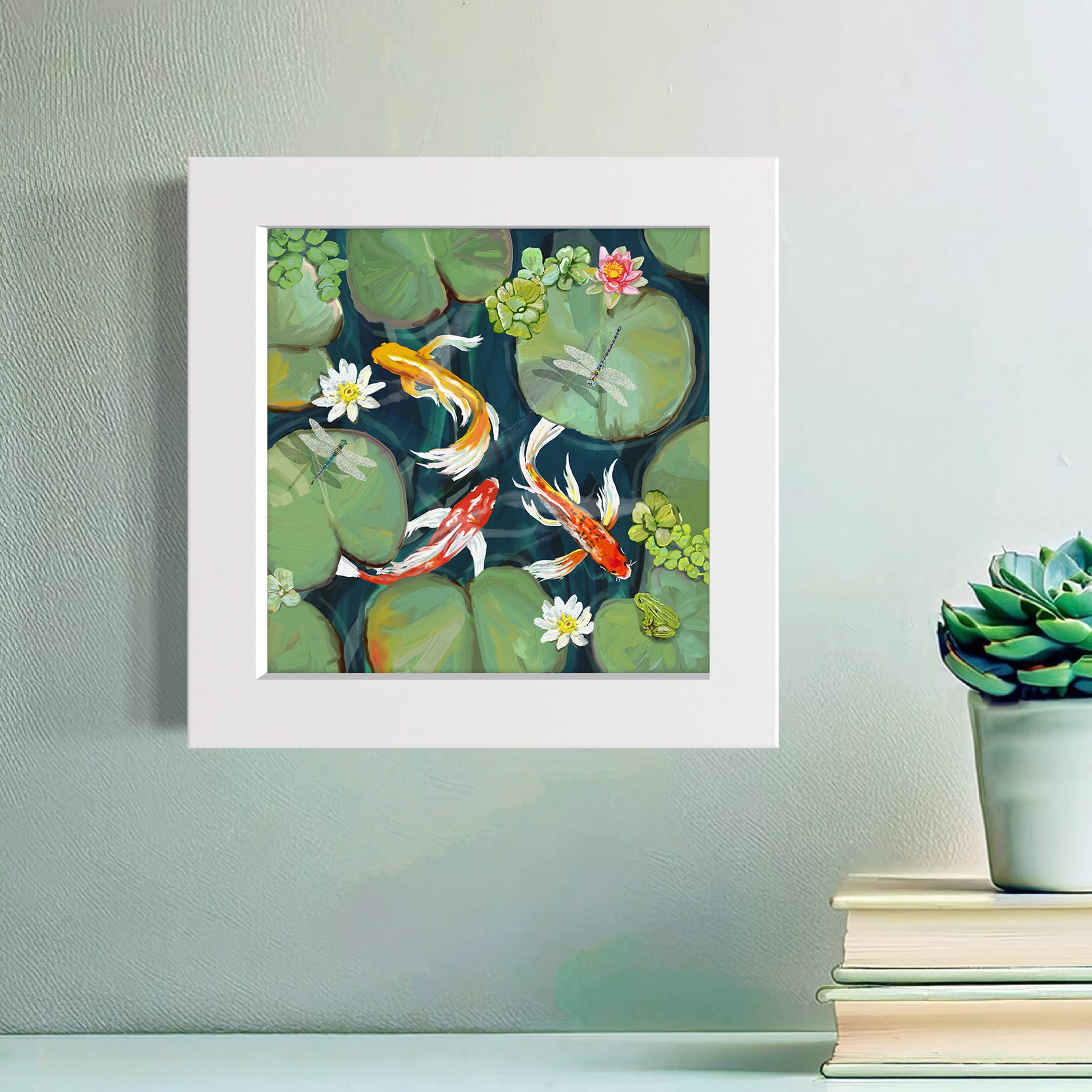 Koi Pond Happy Square