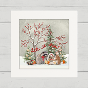 Let It Snow Happy Square