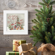 Let It Snow Happy Square