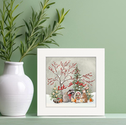 Let It Snow Happy Square