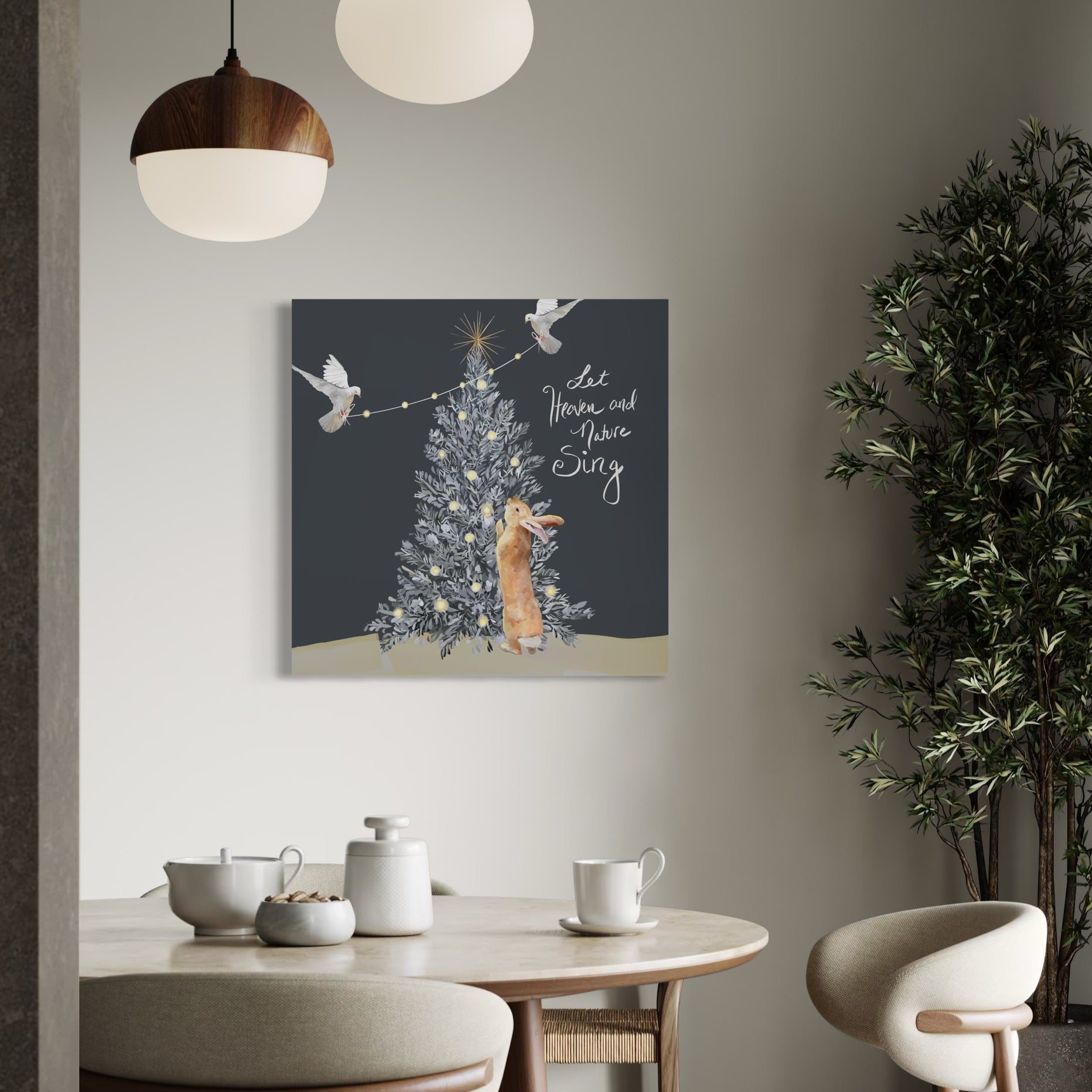 Let Heaven and Nature Sing Canvas Wrap