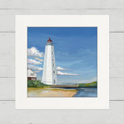 Lynde Point Lighthouse Happy Square