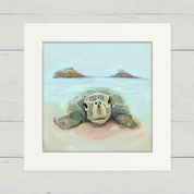 Mokulua Sea Turtle Happy Square™