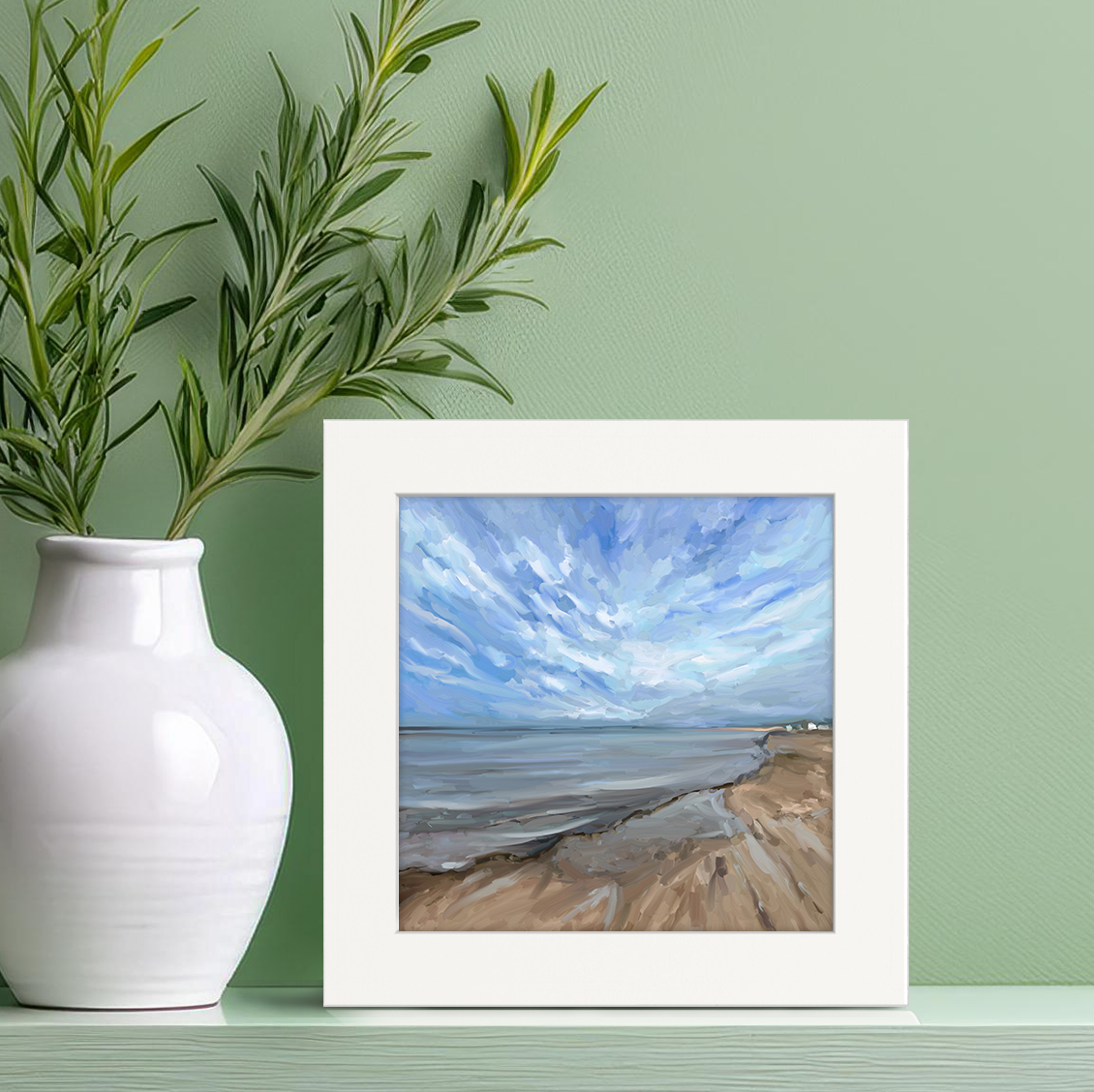 New England High Tide Happy Square