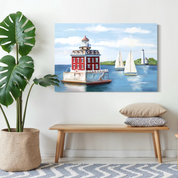 New London Ledge Lighthouse Canvas Wrap
