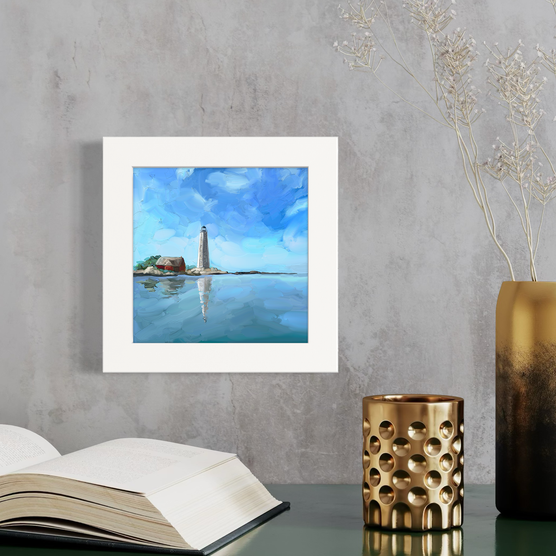 New Haven Lighthouse Happy Square™