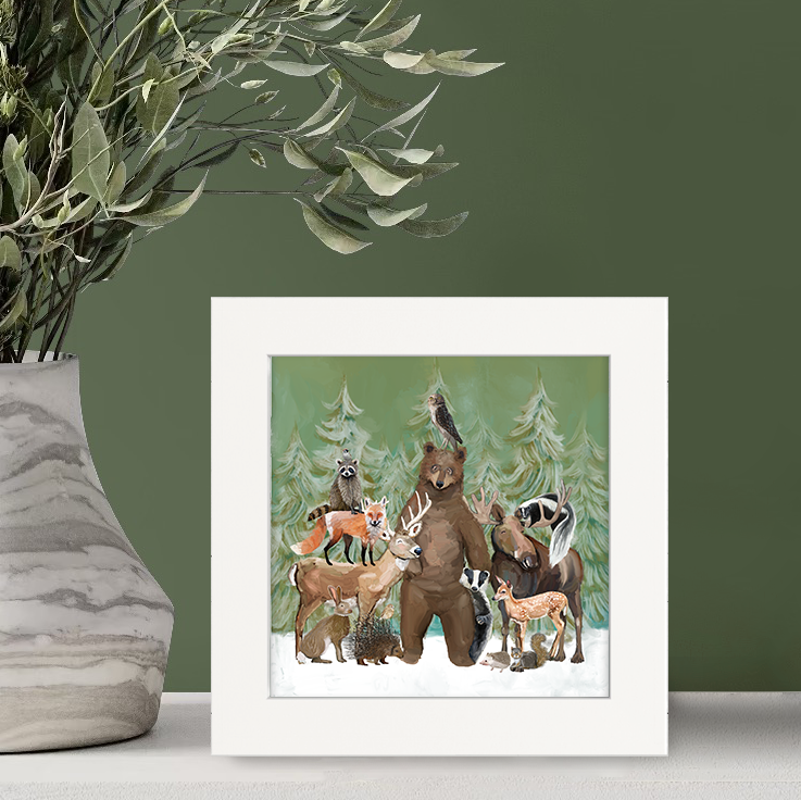 New Woodland Bunch Happy Square™