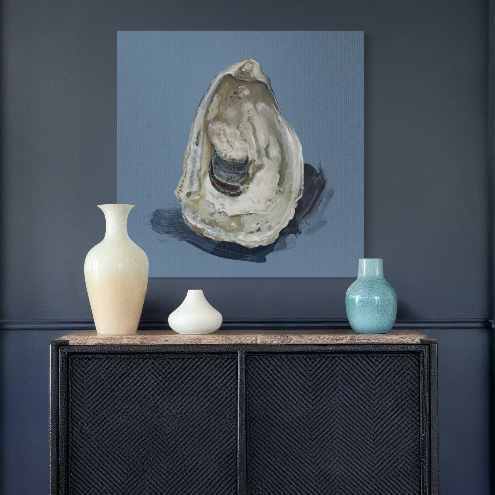 Oyster Study 1 Canvas Wrap