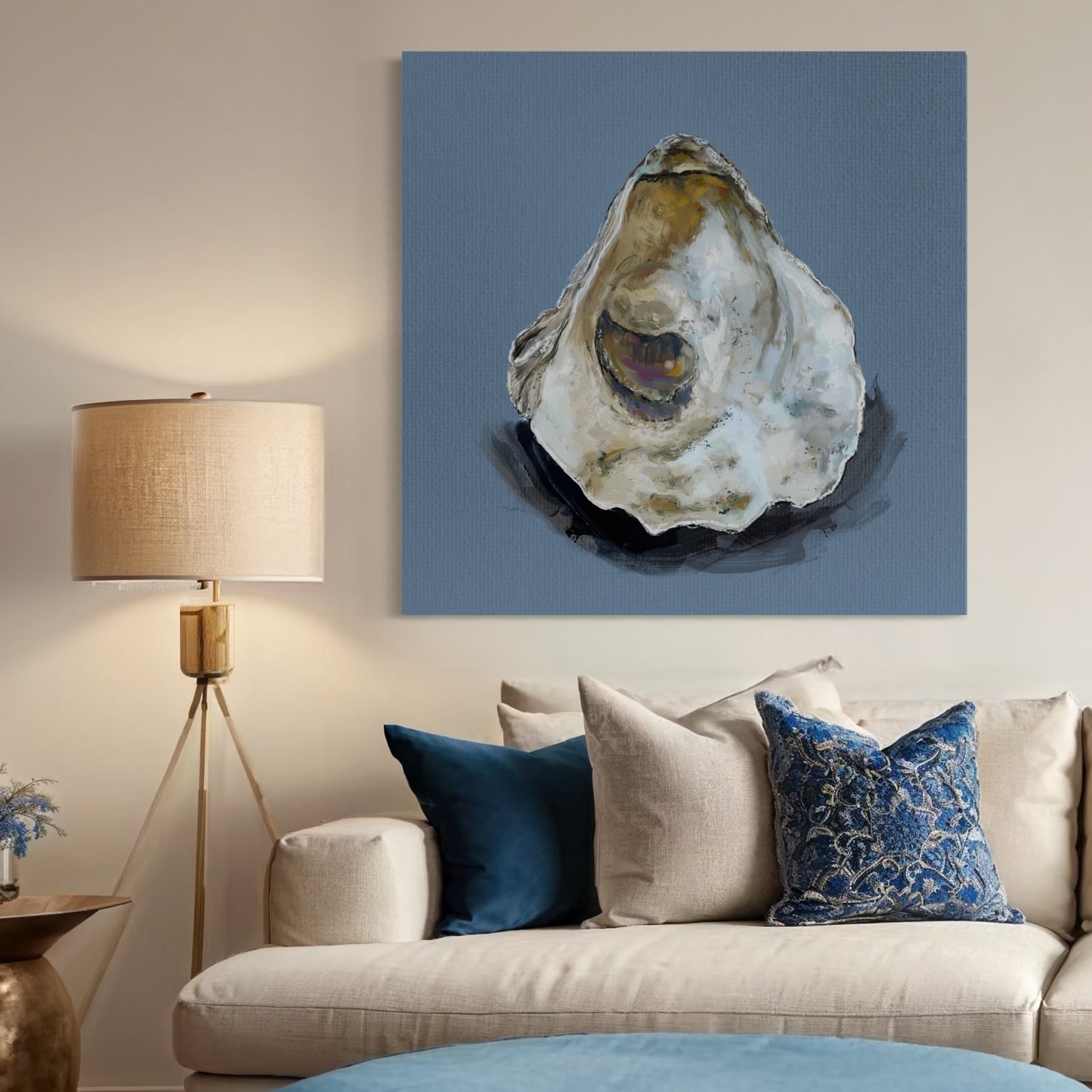 Oyster Study 3 Canvas Wrap