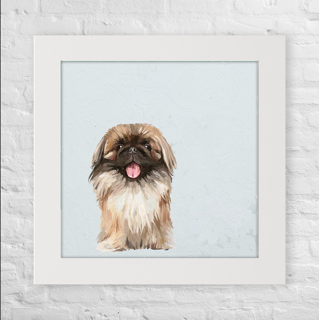 Pekingese Happy Square™