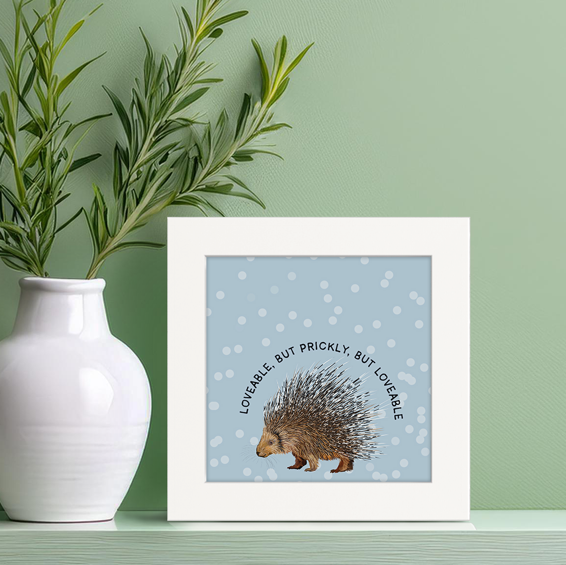 Prickly Porcupine Happy Square