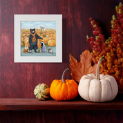 Pumpkin Patch Friends Happy Square