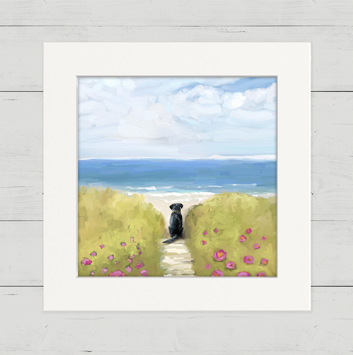 A Quiet Day at the Beach V2 Happy Square