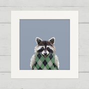 Raccoons Wear Sweatervests Happy Square™