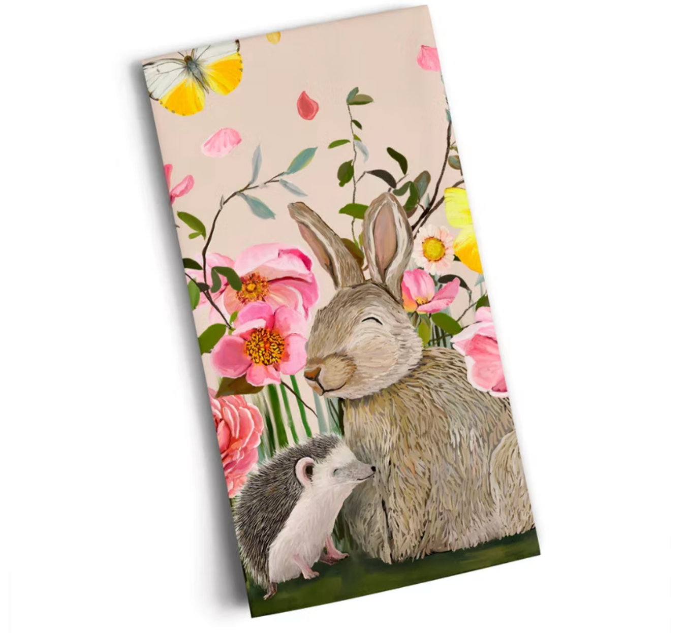 Hedgie and Bun Tea Towel