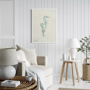 Seahorses Framed Canvas