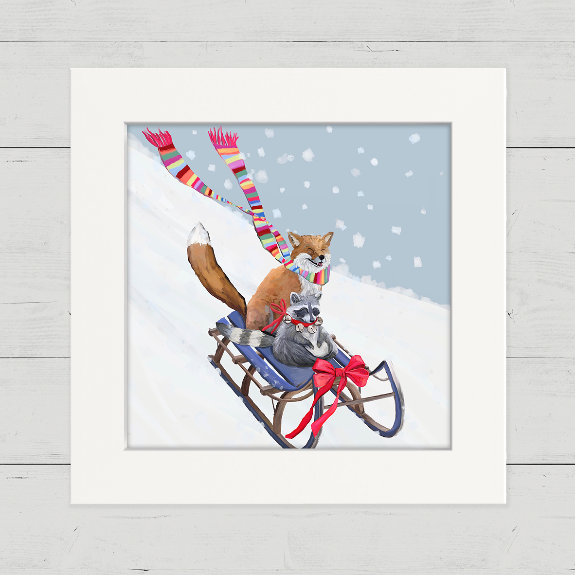 SleddingFoxandRaccoonCU.png