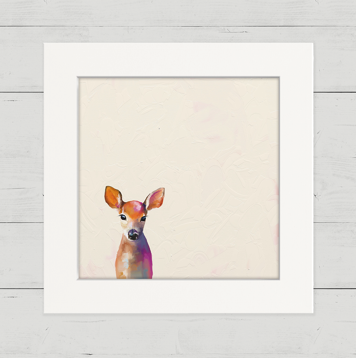 Small Deer Happy Square